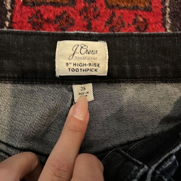 Jcrew 9” High rise Toothpick - Picture 6 of 9